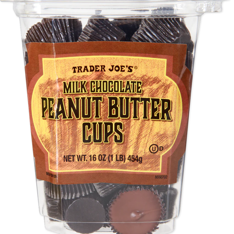 Trader Joes Milk Chocolate Peanut Butter Cups 16 Oz