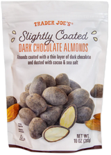 Trader Joes Slightly Coated Dark Chocolate Almonds 10 Oz