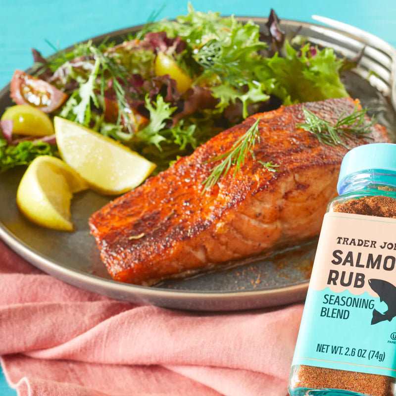Trader Joes Salmon Rub Seasoning Blend 2.6 Oz