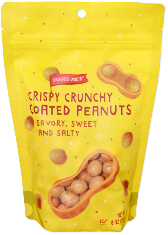 Crispy, Crunchy Coated Peanuts /8 Oz