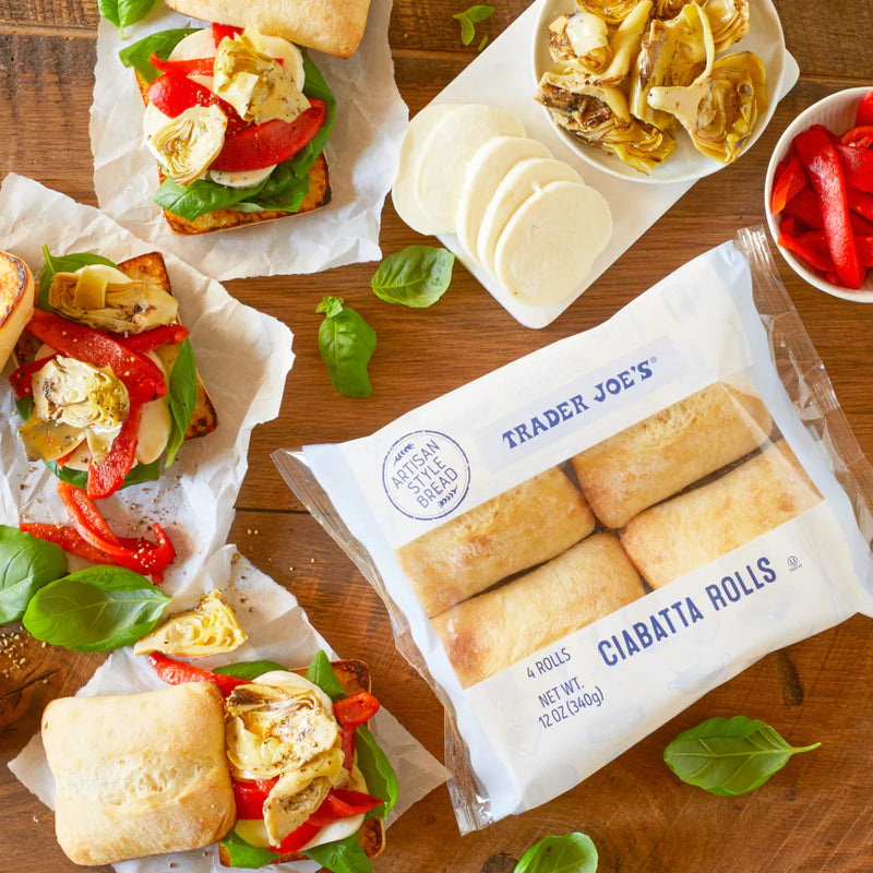 Ciabatta Rolls 12 oz Light & Crispy