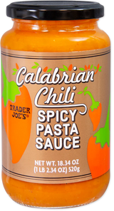 Trader Joes Calabrian Chili Spicy Pasta Sauce 18.34 Oz