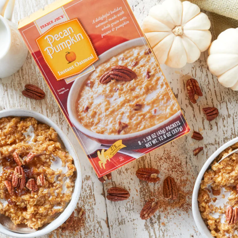 Pecan Pumpkin Oatmeal – Seasonal Spiced Instant Breakfast Bowl