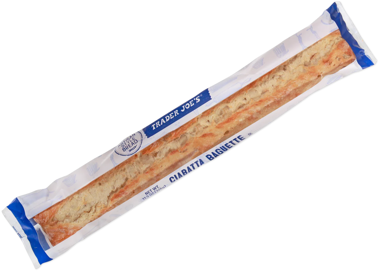 Ciabatta Baguette 11.5 oz Crispy & Soft