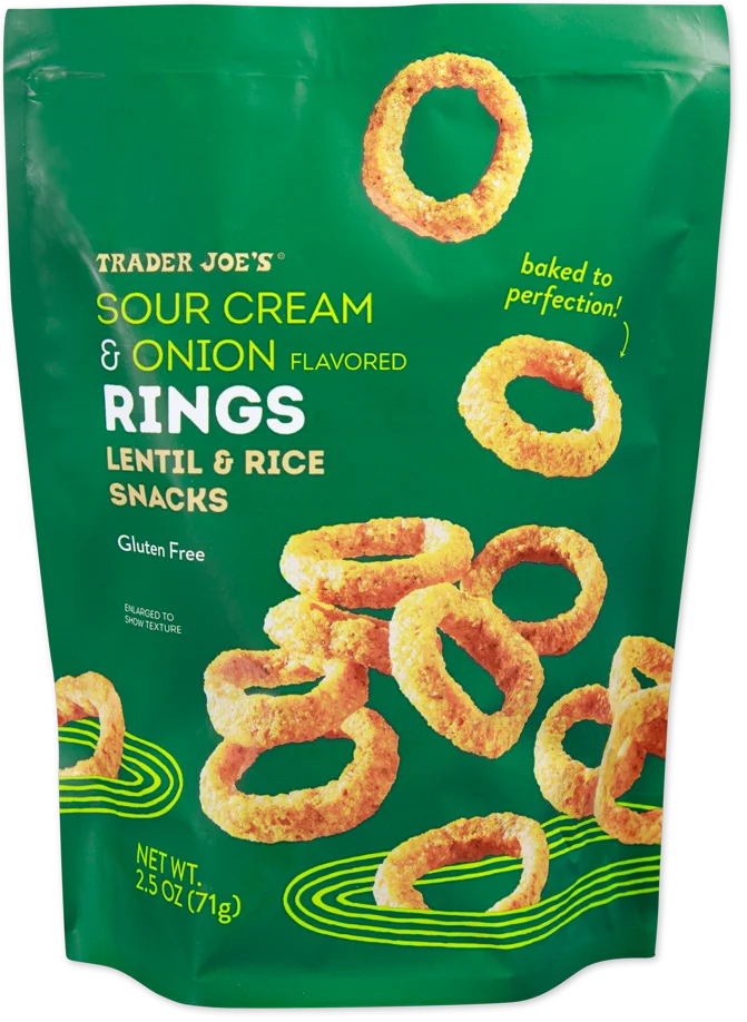 Trader Joe’s Sour Cream & Onion Flavored Rings/2.5 Oz