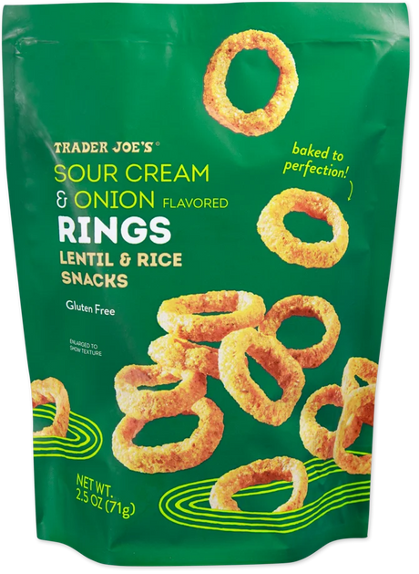 Trader Joe’s Sour Cream & Onion Flavored Rings/2.5 Oz