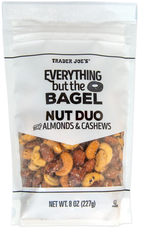 Trader Joe's Everything But the Bagel Nut Duo 8 oz