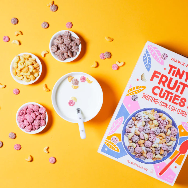 Trader Joes Tiny Fruity Cuties Cereal 16 Oz