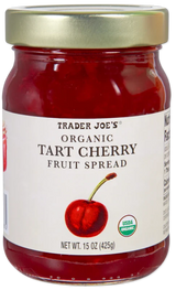 Organic Tart Cherry Fruit Spread Jam – Sweet & Tangy Cherry Preserve Spread
