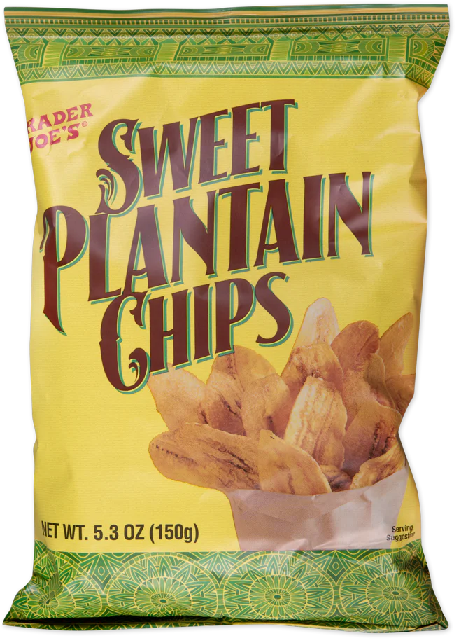 Trader Joes Sweet Plantain Chips 5.3 Oz