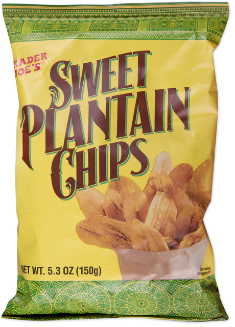 Trader Joes Sweet Plantain Chips 5.3 Oz