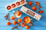 Mexican Style Hot Cocoa Melts – Pumpkin-Shaped Spiced White Chocolate Cocoa Bombs