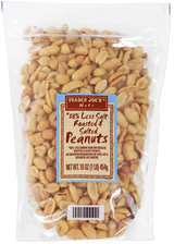 Trader Joe’s 50% Less Salt Roasted & Salted Peanuts/1 Lb