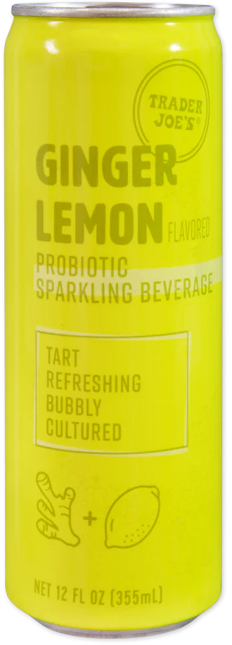 Ginger Lemon Probiotic Sparkling Beverage - 12 Fl Oz