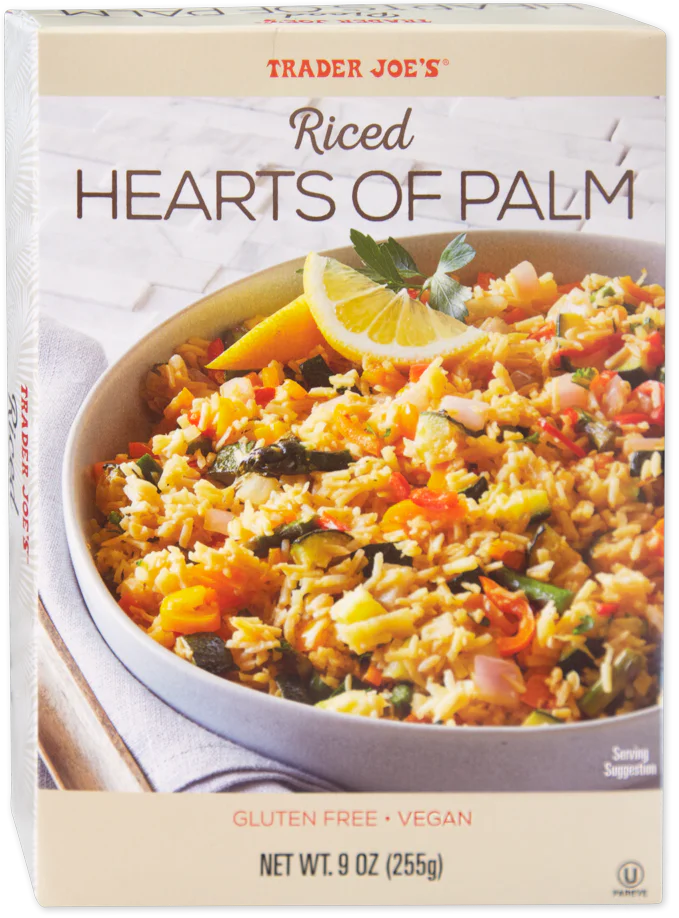 Trader Joes Riced Hearts of Palm 9 Oz