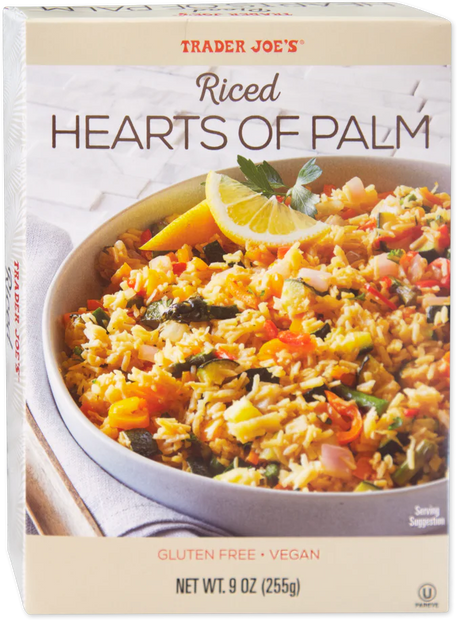 Trader Joes Riced Hearts of Palm 9 Oz