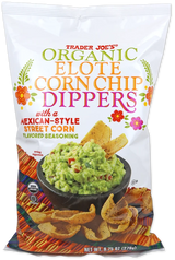 Trader Joes Organic Elote Corn Chip Dippers/9.75 Oz