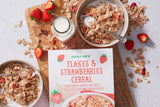 Trader Joes Flakes & Strawberries Cereal 11.7 Oz