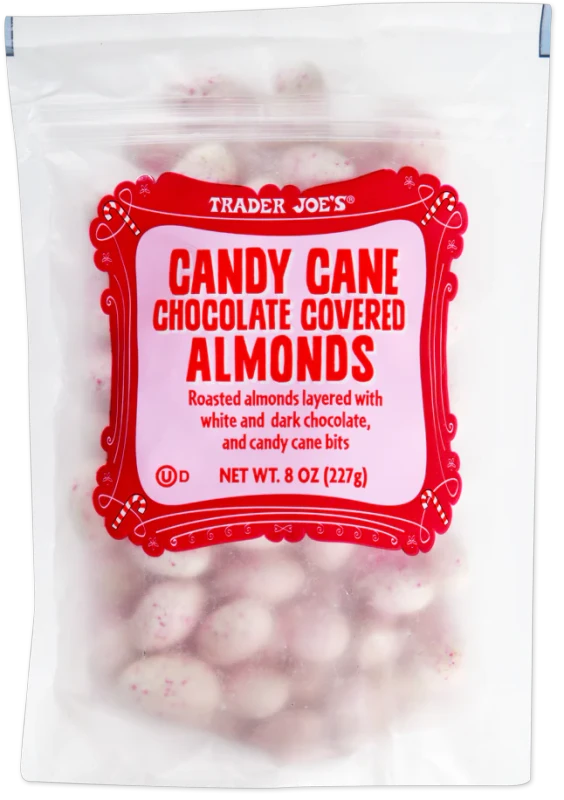 Candy Cane Chocolate Covered Almonds – Holiday Peppermint Chocolate Crunch