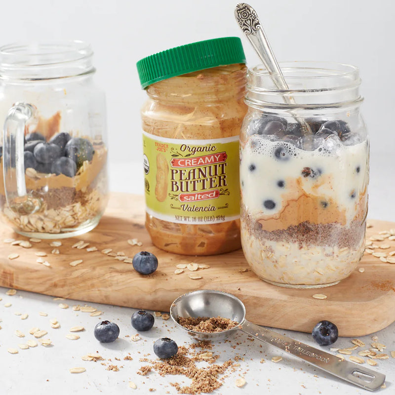 Trader Joes Organic Creamy Peanut Butter Salted 16 Oz