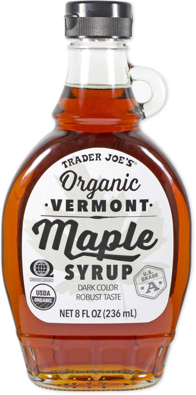 Trader Joes Organic Vermont Maple Syrup/8 Fl Oz
