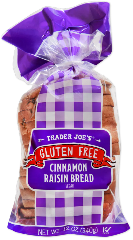 Gluten Free Cinnamon Raisin Bread/12 Oz