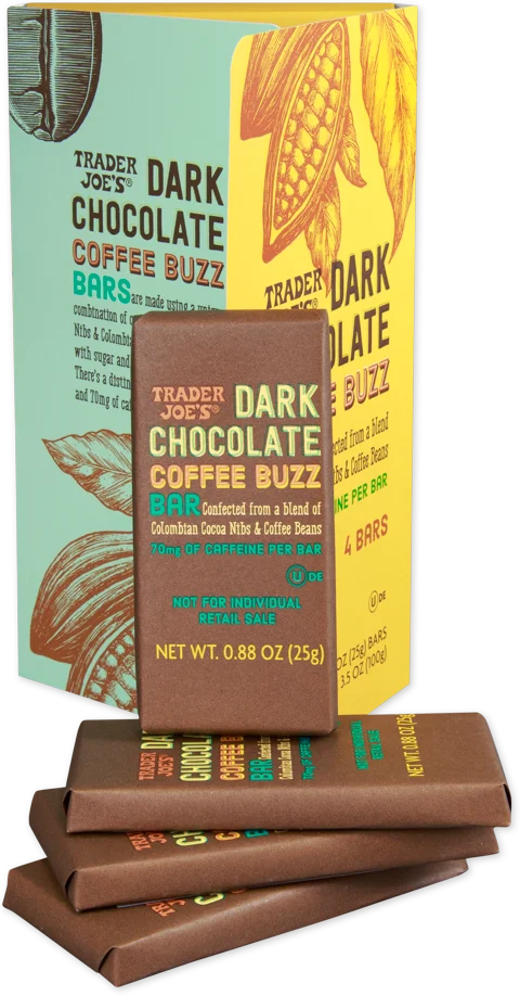 Dark Chocolate Coffee Buzz Bar 3.5 oz