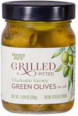 Grilled Pitted Green Olives/11.64 Oz
