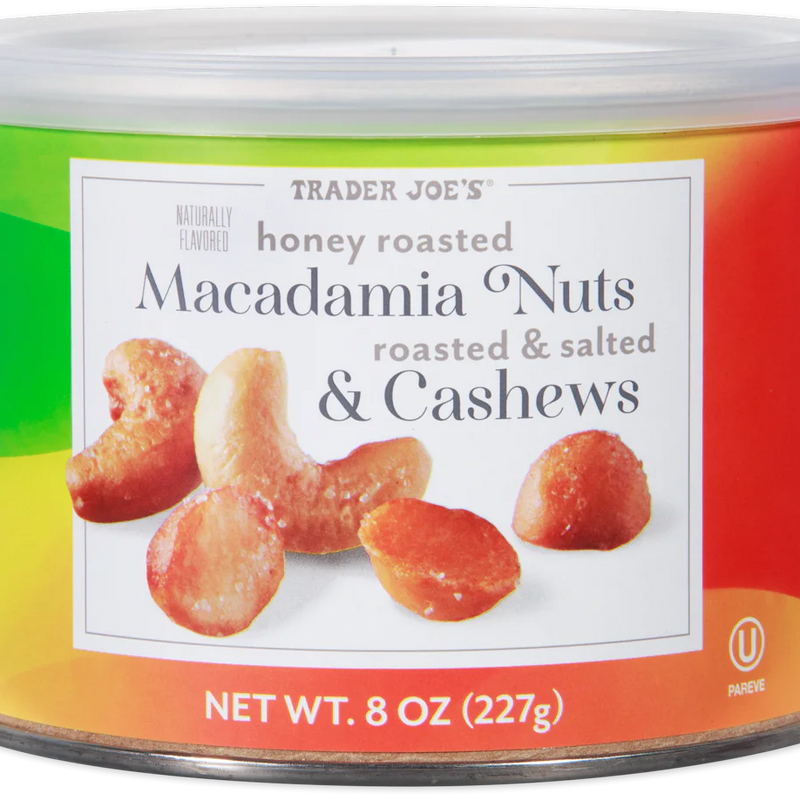 Honey Roasted Macadamia Nuts & Cashews 8 Oz