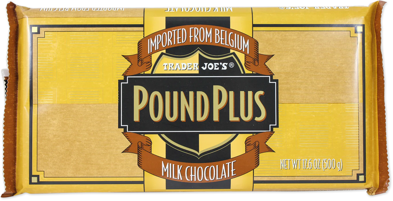 Milk Chocolate Bar Pound Plus 17.6 Oz Creamy Belgian Chocolate