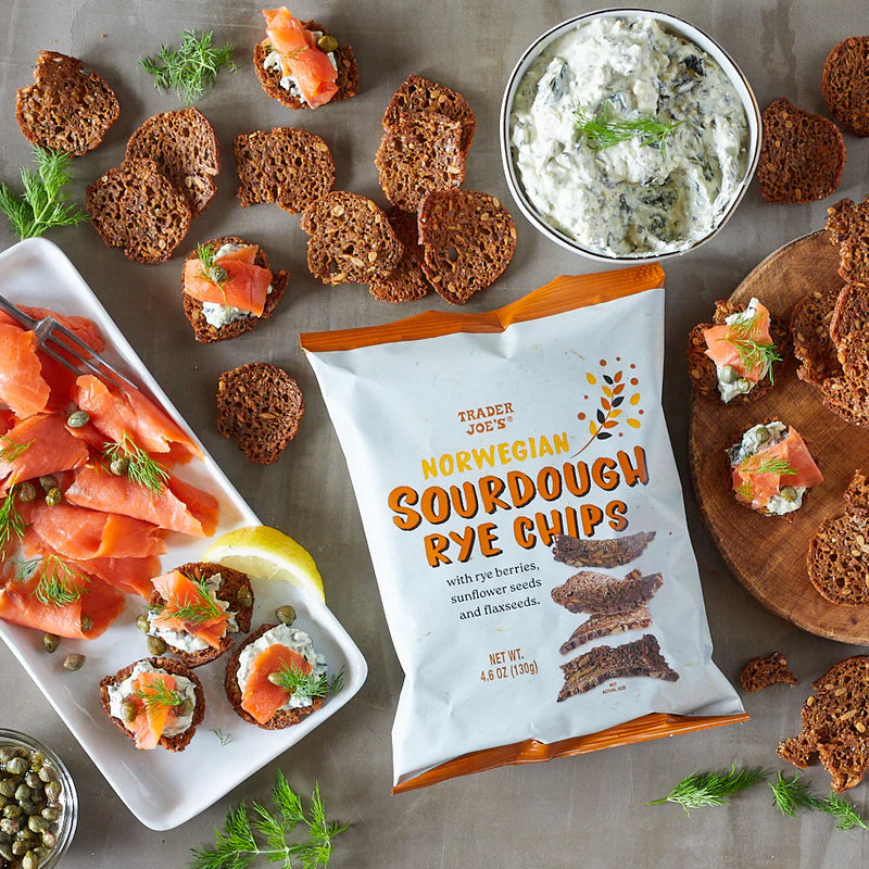 Norwegian Sourdough Rye Chips /4.6 Oz