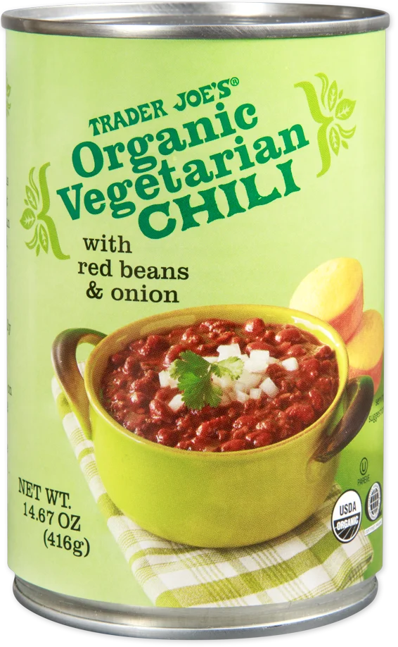 Trader Joes Organic Vegetarian Chili/14.67 Oz