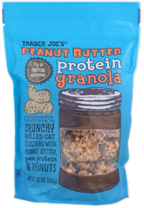 Brand Name Peanut Butter Protein Granola, High Protein Crunchy Breakfast Cereal Snack