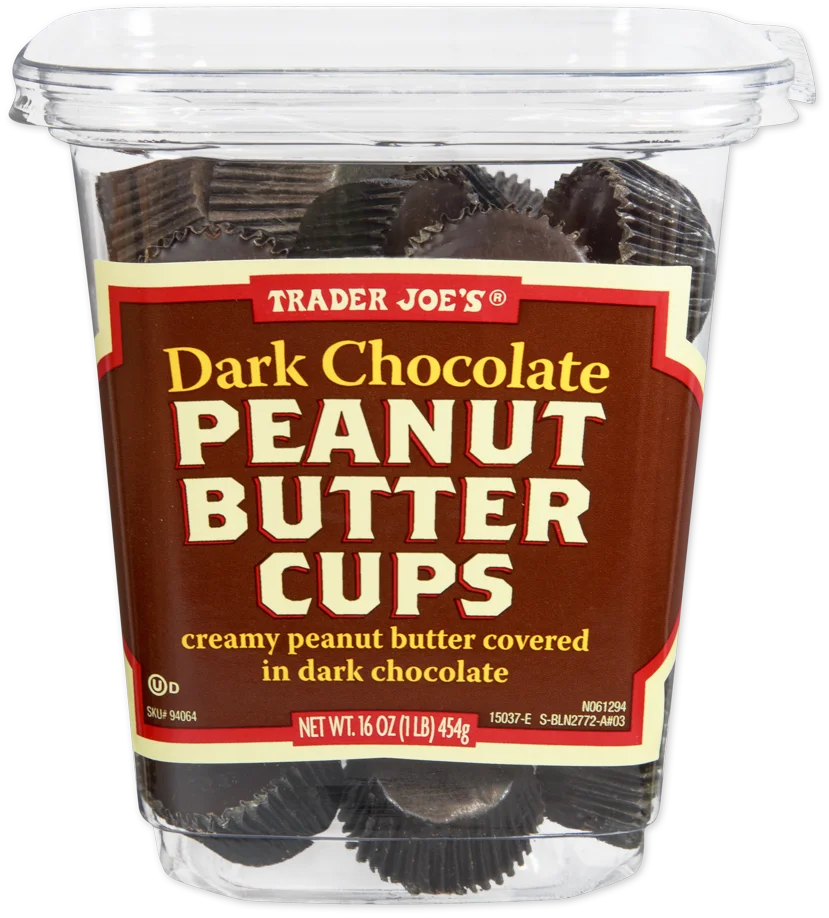 Trader Joe's Dark Chocolate Peanut Butter Cups (16 Oz)