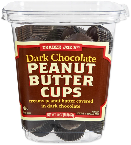 Trader Joe's Dark Chocolate Peanut Butter Cups (16 Oz)