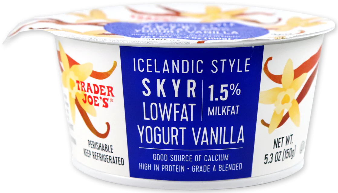 Lowfat Vanilla Skyr Yogurt Icelandic Style High Protein Creamy