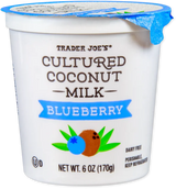Blueberry Cultured Coconut Milk Dairy Free Yogurt Alternative 5.3 Oz