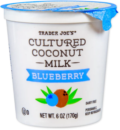 Blueberry Cultured Coconut Milk Dairy Free Yogurt Alternative 5.3 Oz