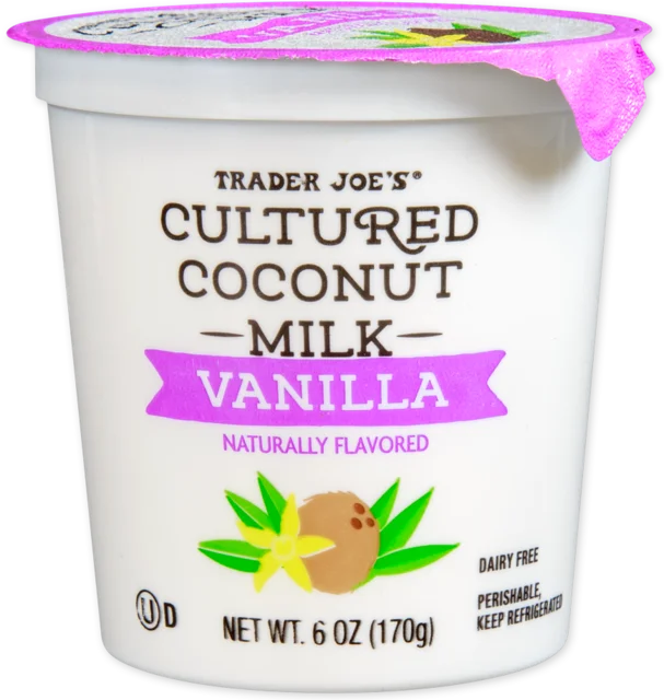 Vanilla Cultured Coconut Milk Dairy Free Yogurt Alternative 5.3 Oz