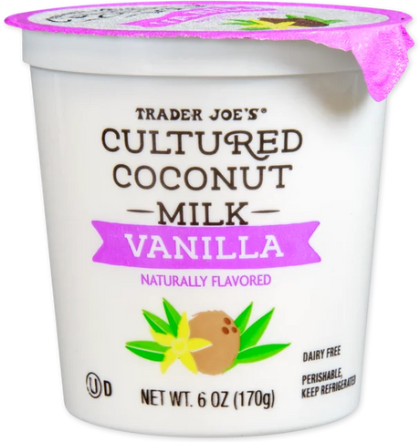 Vanilla Cultured Coconut Milk Dairy Free Yogurt Alternative 5.3 Oz