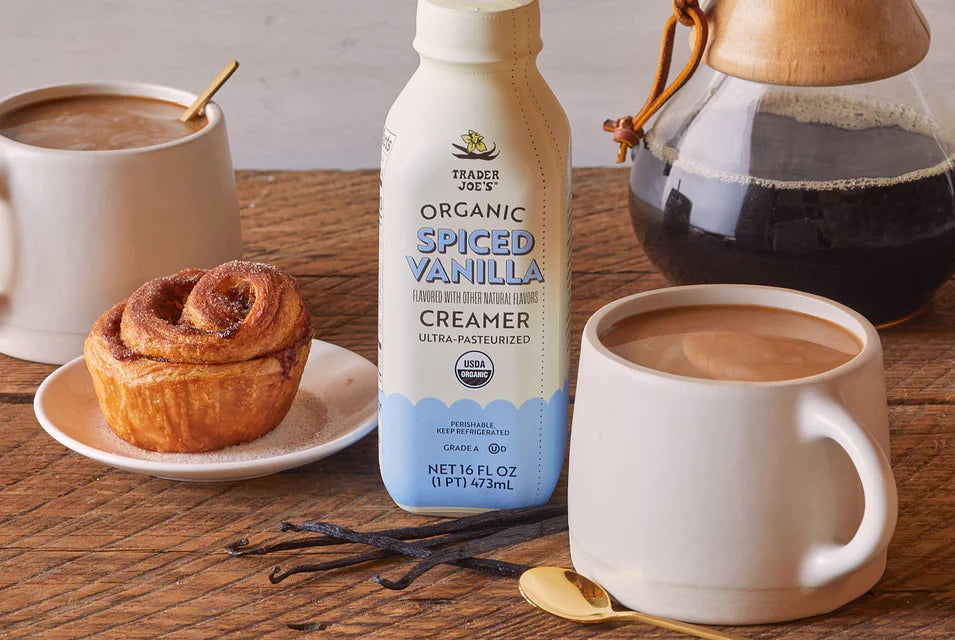 Organic Spiced Vanilla Coffee Creamer Rich & Creamy Dairy 16 Fl Oz