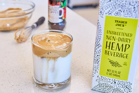 Unsweetened Non Dairy Hemp Beverage Plant Based Vegan Milk Alternative