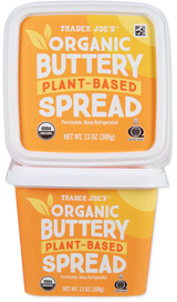 Organic Plant Based Buttery Spread Vegan Dairy Free 13 Oz
