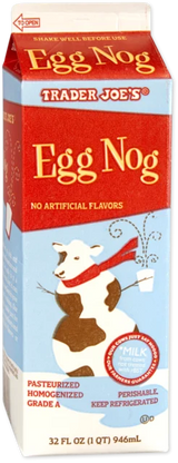 Classic Egg Nog Creamy Holiday Drink Rich Nutmeg Flavor 32 Fl Oz