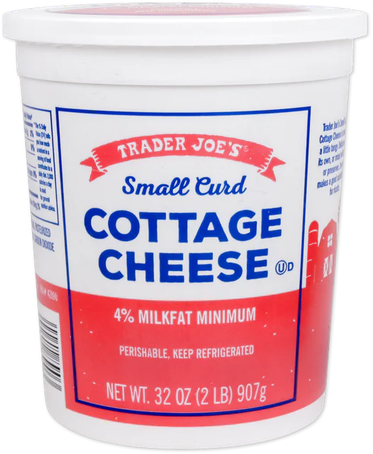 Small Curd Cottage Cheese Creamy High Protein Fresh Dairy 32 Oz