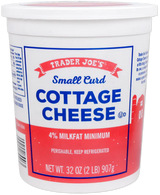 Small Curd Cottage Cheese Creamy High Protein Fresh Dairy 32 Oz