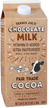 Chocolate Milk Fair Trade Cocoa Rich Creamy Dairy Drink 64 Fl Oz