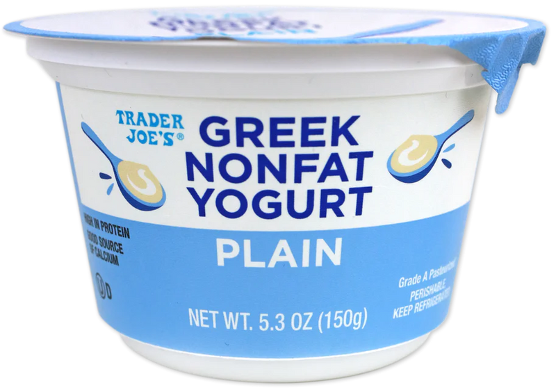 Nonfat Plain Greek Yogurt High Protein Fat Free Creamy 5.3 Oz