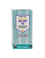 Organic Earl Grey Tea 20 Bags Citrus Bergamot Black Tea
