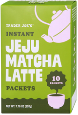 Instant Jeju Matcha Latte Packets Sweet Green Tea Mix 7.76 Oz